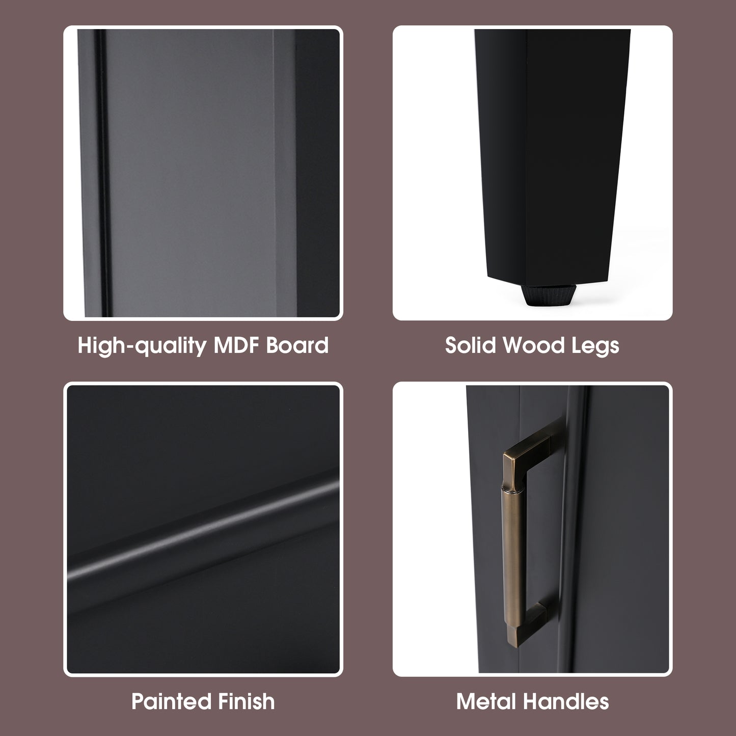 VanityFus 20-in Black Bathroom Vanity Single Sink Combo Ceramic Top 1 Soft Close Door 1 drawer Undermount