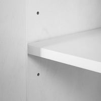 36 " Bathroom Vanity Organizer with Ceramic Sink, Set Bathroom Storage Cabinet,Antique White/Blue