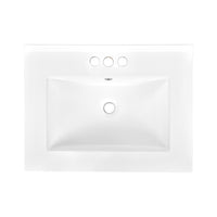 VanityFus 24-in Green Bathroom Vanity Single Sink Combo with Ceramic Top Undermount 2 Soft Close Doors