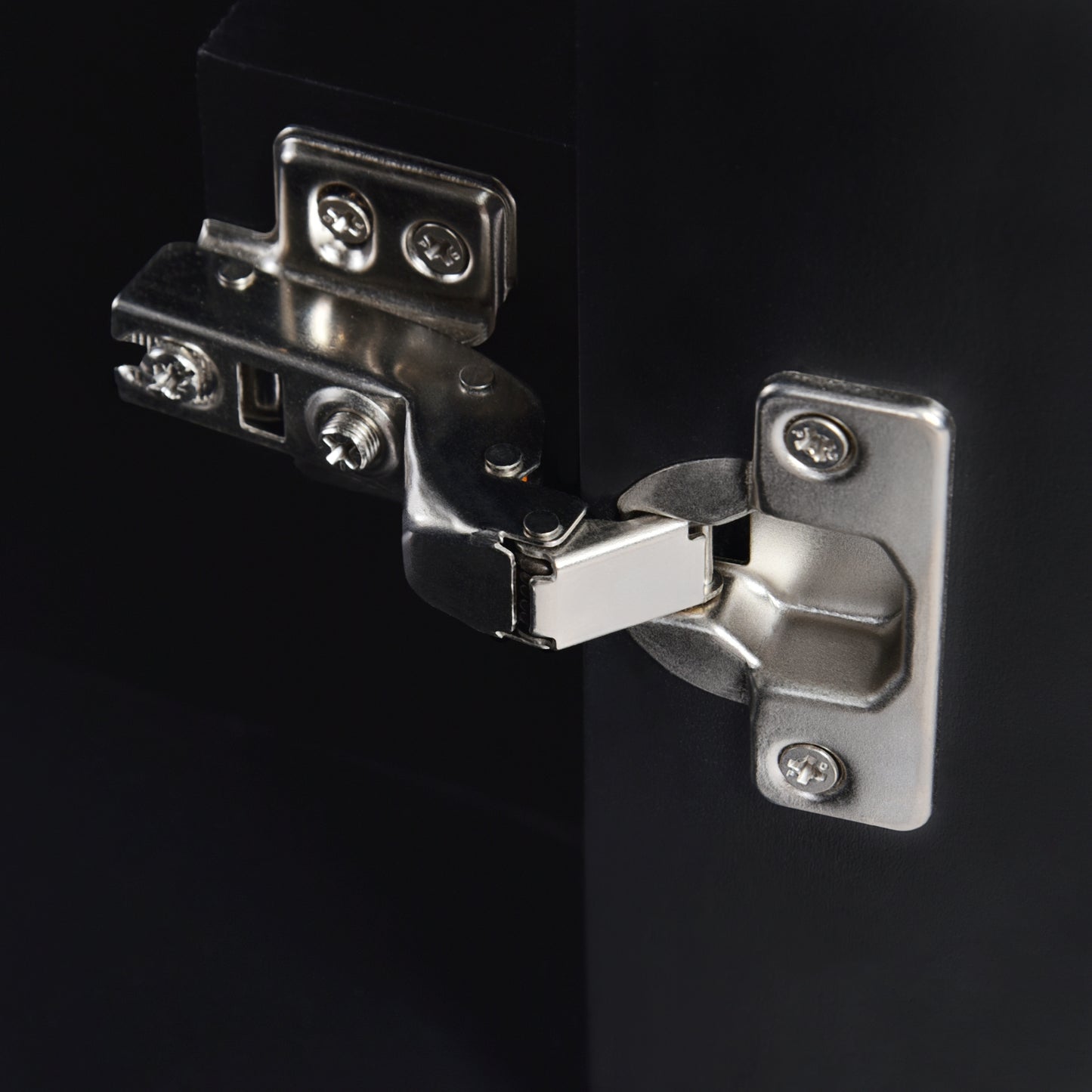 VanityFus 30-in Black Bathroom Vanity Single Sink Combo with Ceramic Top Undermount 2 Soft Close Doors 3 Drawers