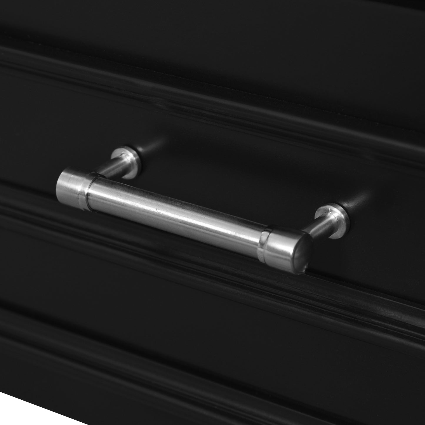 VanityFus 24.2-in Black Bathroom Vanity Single Sink Combo with Ceramic Top Undermount 2 Soft Close Doors 1 Drawer Adjustable Shelves