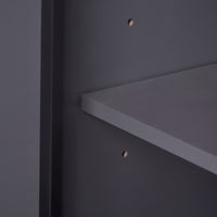 VanityFus 24.2-in Blue Gray Bathroom Vanity Single Sink Combo with Ceramic Top Undermount 2 Soft Close Doors 1 Drawer Adjustable Shelves