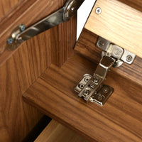 VanityFus 24.4-in Natural Wood Bathroom Vanity Single Sink Combo with Ceramic Top Undermount 3 Drawers