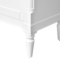 VanityFus 18-in White Bathroom Vanity Single Sink Combo with Ceramic Top Undermount 1 Soft Close Door Adjustable Shelves