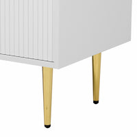 VanityFus 36-in White Bathroom Vanity Single Sink Combo Resin Top Undermount with 2 Soft Close Doors