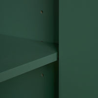 VanityFus 24-in Green Bathroom Vanity Undermount Single Sink Combo with Ceramic Top 2 Doors Adjustable Shelves