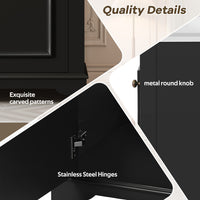 VanityFus 20.1-in Black Bathroom Vanity Undermount Single Sink Combo with 1 Soft Close with Ceramic Top Adjustable Shelves