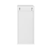VanityFus White 12-in W x 26.3-in H x 17.7-in D 3-Drawer Wall-mount Cabinet Banks