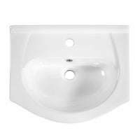 VanityFus 19.7-in Blue Single Sink Bathroom Vanity with Ceramic Top Undermount 1 Soft-Closing Door