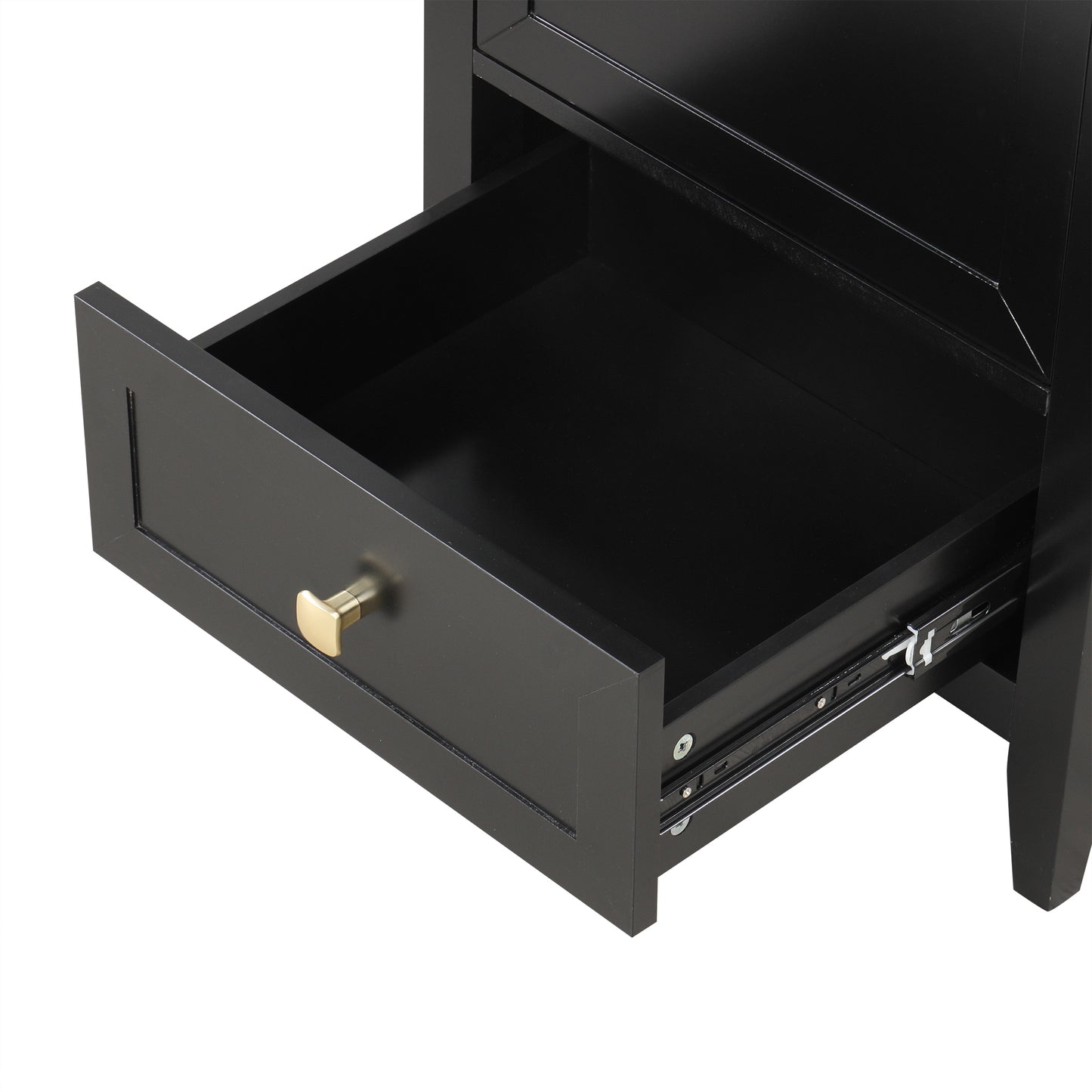 VanityFus 20-in Black Bathroom Vanity Single Sink Combo Ceramic Top 1 door 1 drawer Undermount