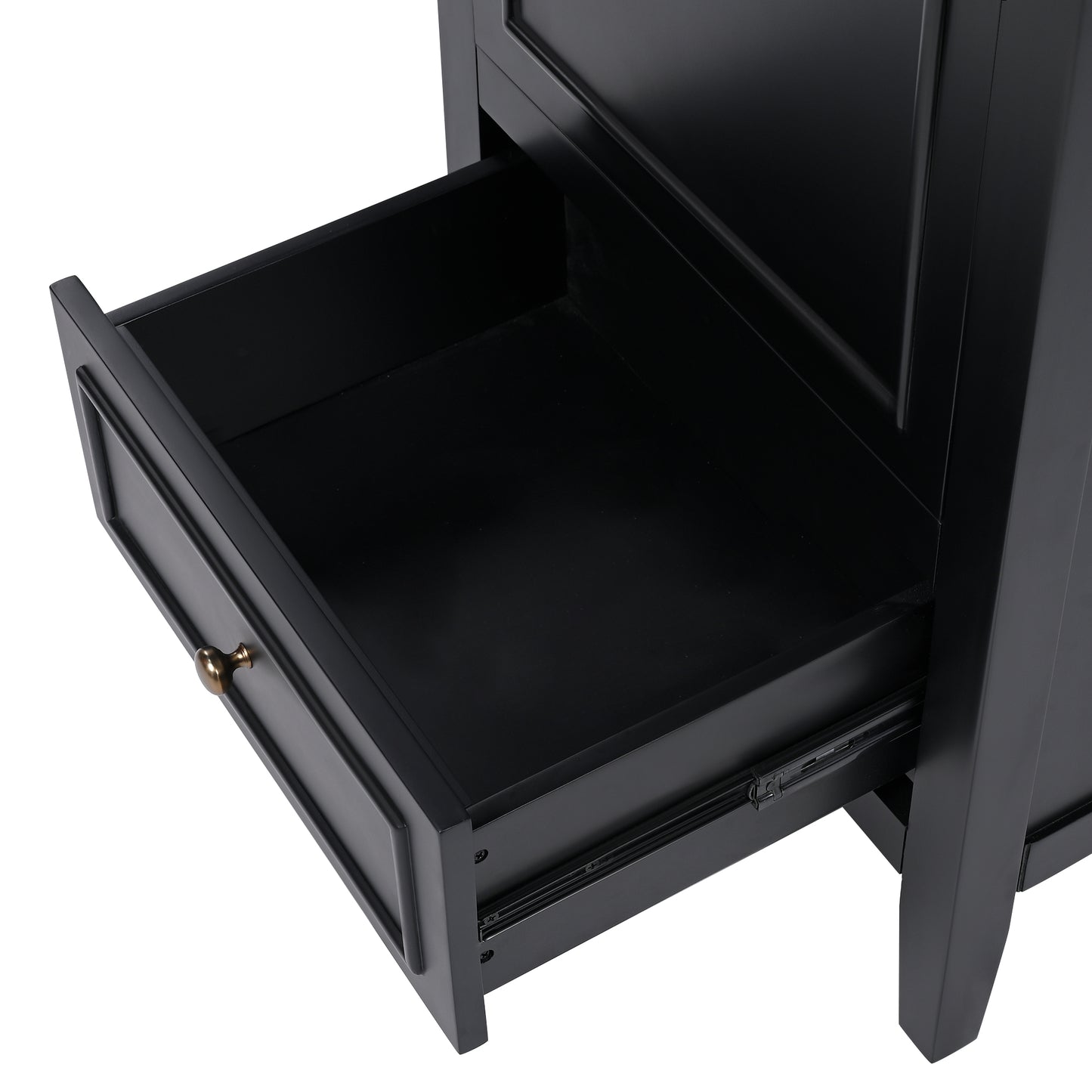 VanityFus 20-in Black Bathroom Vanity Single Sink Combo Ceramic Top 1 Soft Close Door 1 drawer Undermount