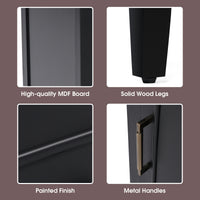 VanityFus 20-in Black Bathroom Vanity Single Sink Combo Ceramic Top 1 Soft Close Door 1 drawer Undermount