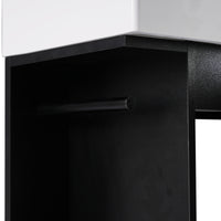 VanityFus 18.6-in Black Bathroom Vanity Single Sink Combo Undermount with Ceramic Top 1 door
