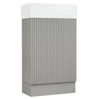 VanityFus 18.6-in Gray Bathroom Vanity Single Sink Combo Undermount with Ceramic Top 1 door