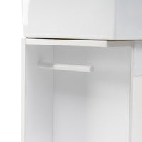 VanityFus 18.6-in White Bathroom Vanity Single Sink Combo Undermount with Ceramic Top 1 door