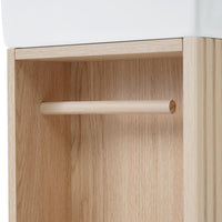 VanityFus 18.6-in Wood Bathroom Vanity Single Sink Combo Undermount with Ceramic Top 1 door