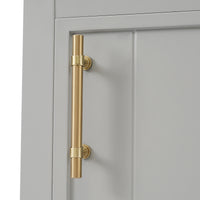 VanityFus 20-in Gray Bathroom Vanity Single Sink Combo Ceramic Top 1 Soft Close Door Undermount