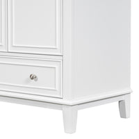 VanityFus 28.6-in White Bathroom Vanity Single Sink Combo Undermount with Ceramic Top 2 doors 1 drawer