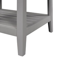 VanityFus 24-in gray Bathroom Vanity Single Sink Combo Ceramic Top 1 door Undermount