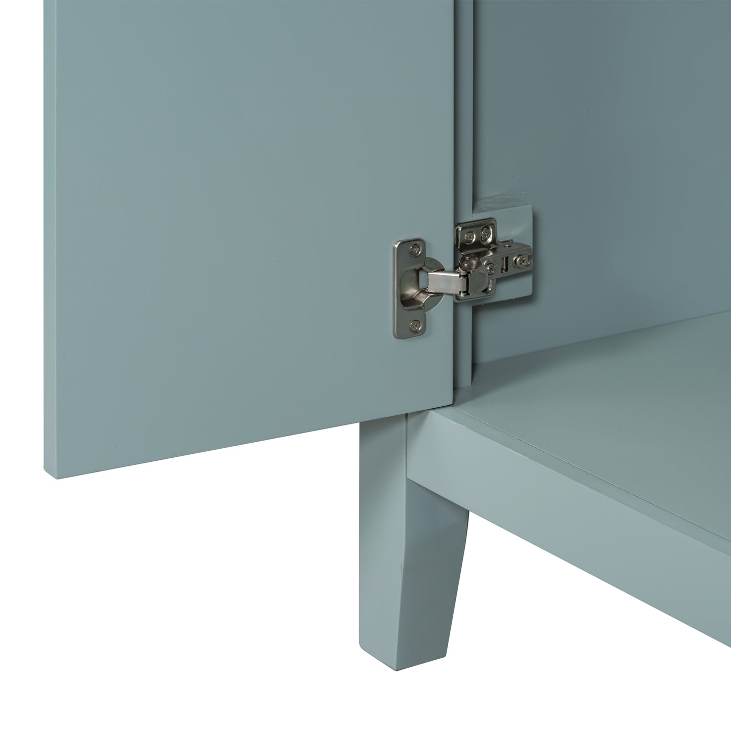 VanityFus 28.6-in Green Bathroom Vanity Single Sink Combo Undermount with Ceramic Top 2 doors 3 drawers