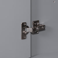 VanityFus 18.6-in Gray Bathroom Vanity Single Sink Combo Undermount with Ceramic Top 1 door 3 drawers Adjustable Shelves