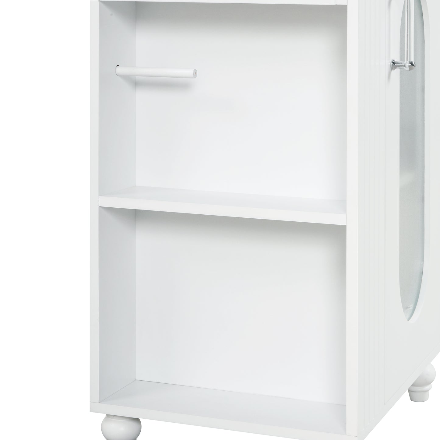 VanityFus 20-in White Bathroom Vanity Single Sink Combo Ceramic Top 1 Soft Close Door Undermount Adjustable Shelves