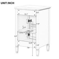 VanityFus 20-in Bathroom Vanity Green Single Sink Combo with Ceramic Top 1 Soft Close Door 1 Drawer Adjustable Shelves