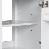 VanityFus 20-in Bathroom Vanity White Single Sink Combo with Ceramic Top 1 Soft Close Door 1 Drawer Adjustable Shelves