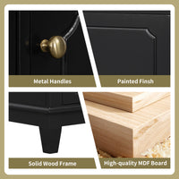 VanityFus 30-in Black Bathroom Vanity Single Sink Combo Ceramic Top 1 Soft Close Door 3 drawers Undermount
