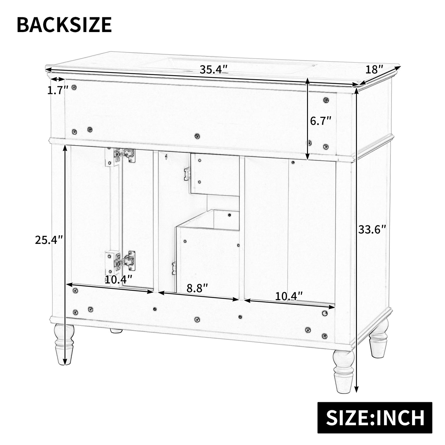 VanityFus 36-in Green Bathroom Vanity Single Sink Combo Ceramic Top 2 Soft Close Doors 3 drawers Undermount