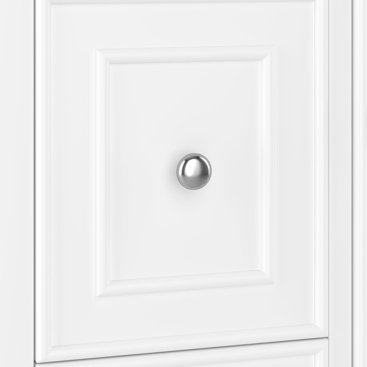VanityFus 24-in Bathroom Vanity White Single Sink Combo with Ceramic Top 1 Door 3 Drawers Adjustable Shelves