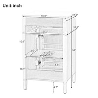 VanityFus 20-in Wood Bathroom Vanity Single Sink Combo Ceramic Top 1 Soft Close Door 1 drawer Undermount Adjustable Shelves