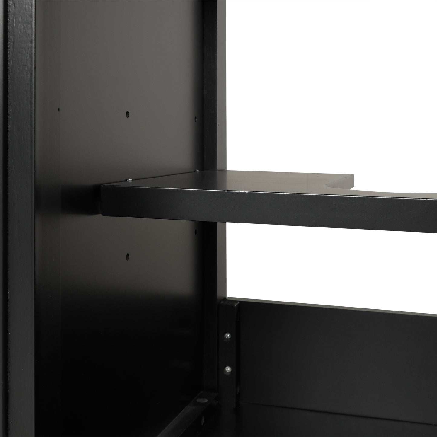 VanityFus 20-in Bathroom Vanity Black Single Sink Combo with Ceramic Top 1 Soft Close Door Adjustable Shelves