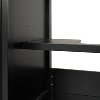 VanityFus 20-in Bathroom Vanity Black Single Sink Combo with Ceramic Top 1 Soft Close Door Adjustable Shelves