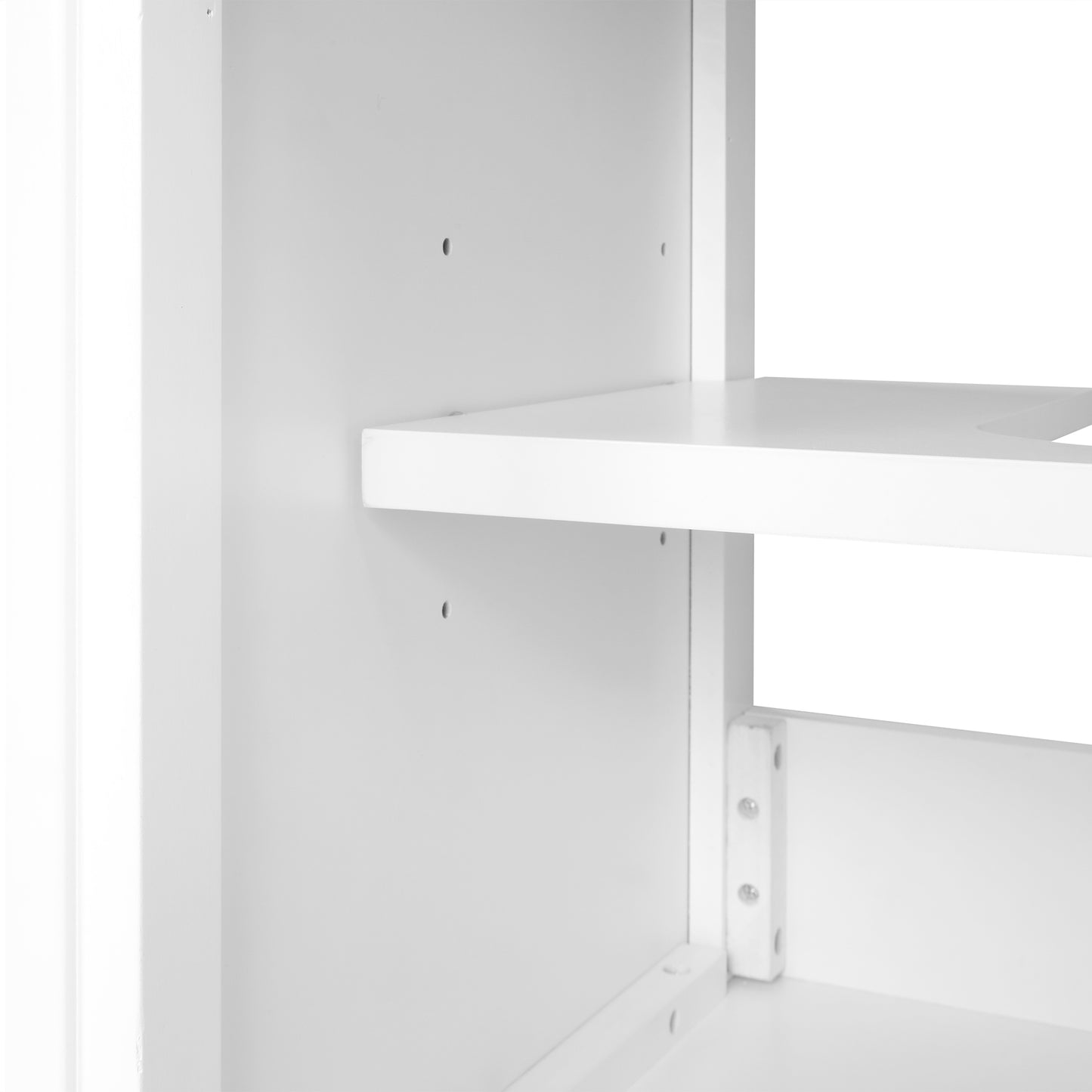 VanityFus 20-in Bathroom Vanity White Single Sink Combo with Ceramic Top 1 Soft Close Door Adjustable Shelves