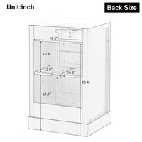 VanityFus 20-in Bathroom Vanity Black Single Sink Combo with Ceramic Top 1 Soft Close Door Adjustable Shelves