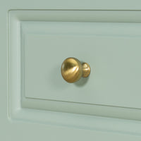 VanityFus 36-in Bathroom Vanity Green Single Sink Combo with Ceramic Top 2 Doors 4 Drawers