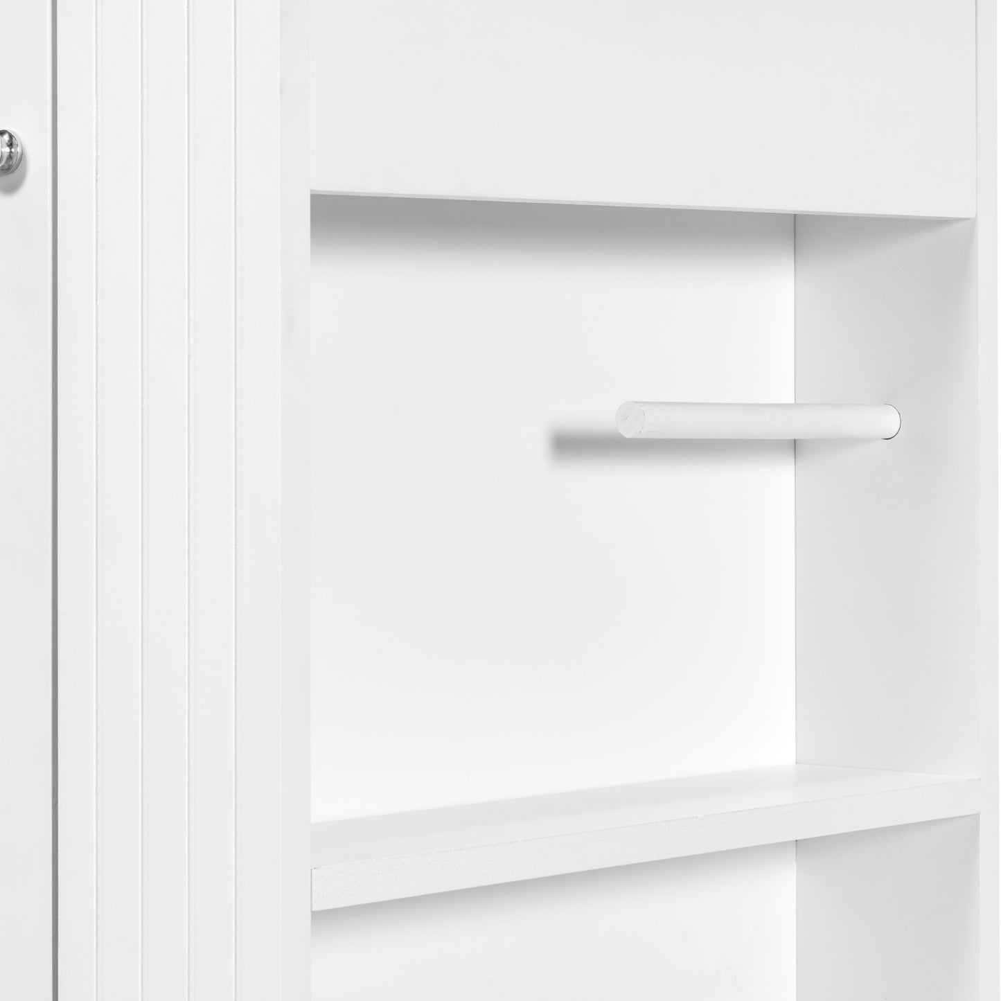 VanityFus 20-in Bathroom Vanity White Single Sink Combo with Ceramic Top 1 Door 1 Drawer