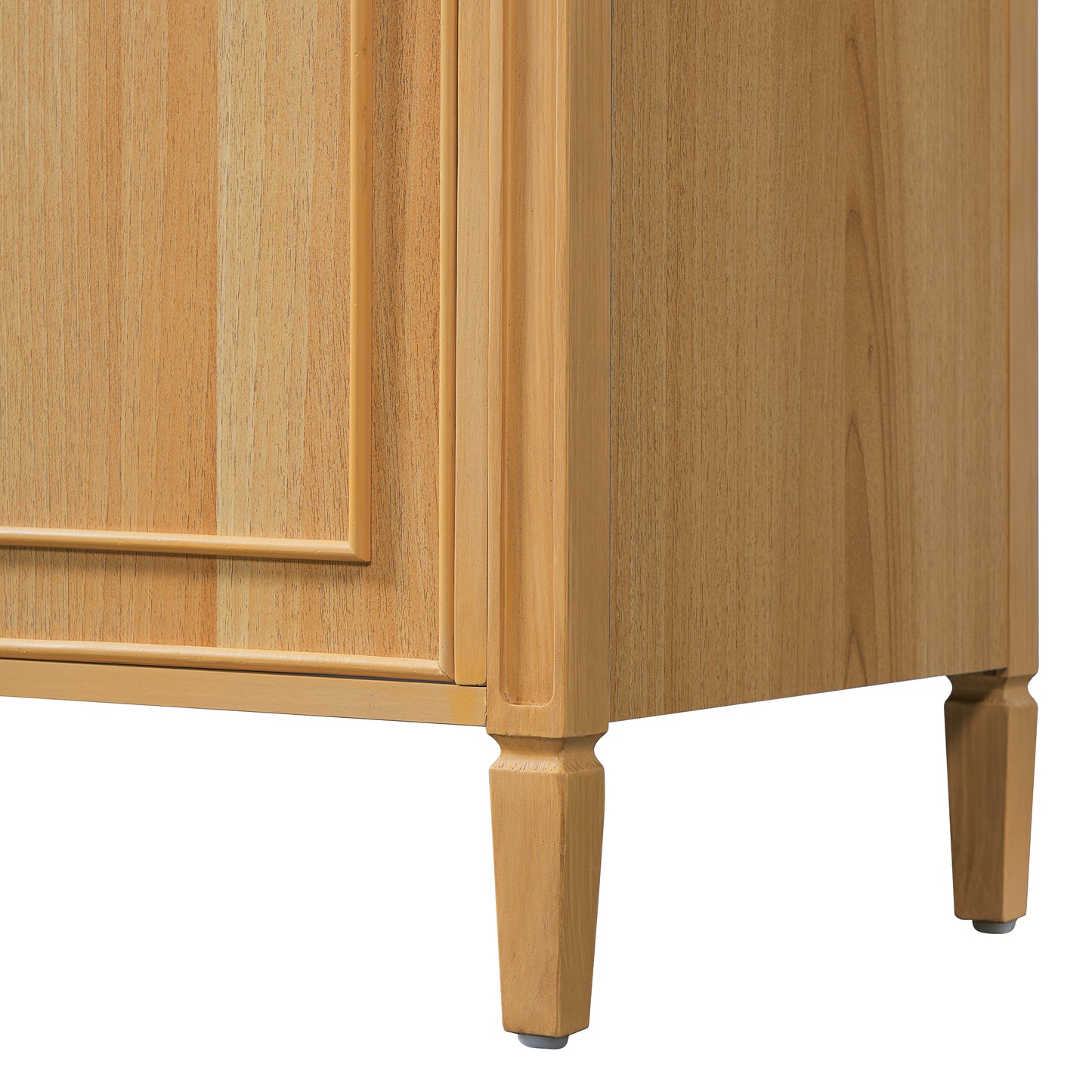 VanityFus 18.6-in Wood Bathroom Vanity Single Sink Combo with Ceramic Top 1 Soft Close door 3 drawers Undermount Adjustable Shelves