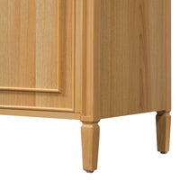 VanityFus 18.6-in Wood Bathroom Vanity Single Sink Combo with Ceramic Top 1 Soft Close door 3 drawers Undermount Adjustable Shelves