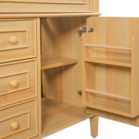 VanityFus 18.6-in Wood Bathroom Vanity Single Sink Combo with Ceramic Top 1 Soft Close door 3 drawers Undermount Adjustable Shelves