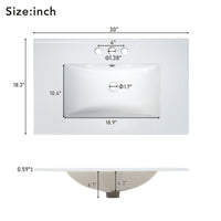 VanityFus 60-in Double Sink Combo Bathroom Vanity Gray with White Ceramic Top 4 Soft-Close Doors 2 drawer