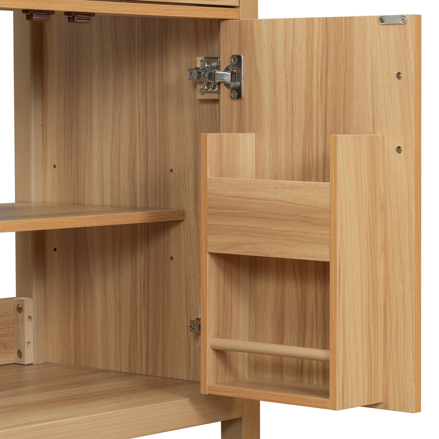 VanityFus 60-in Bathroom Vanity Double Sink Combo Wood Ceramic Top 4 Soft-Close Doors 2 Drawers