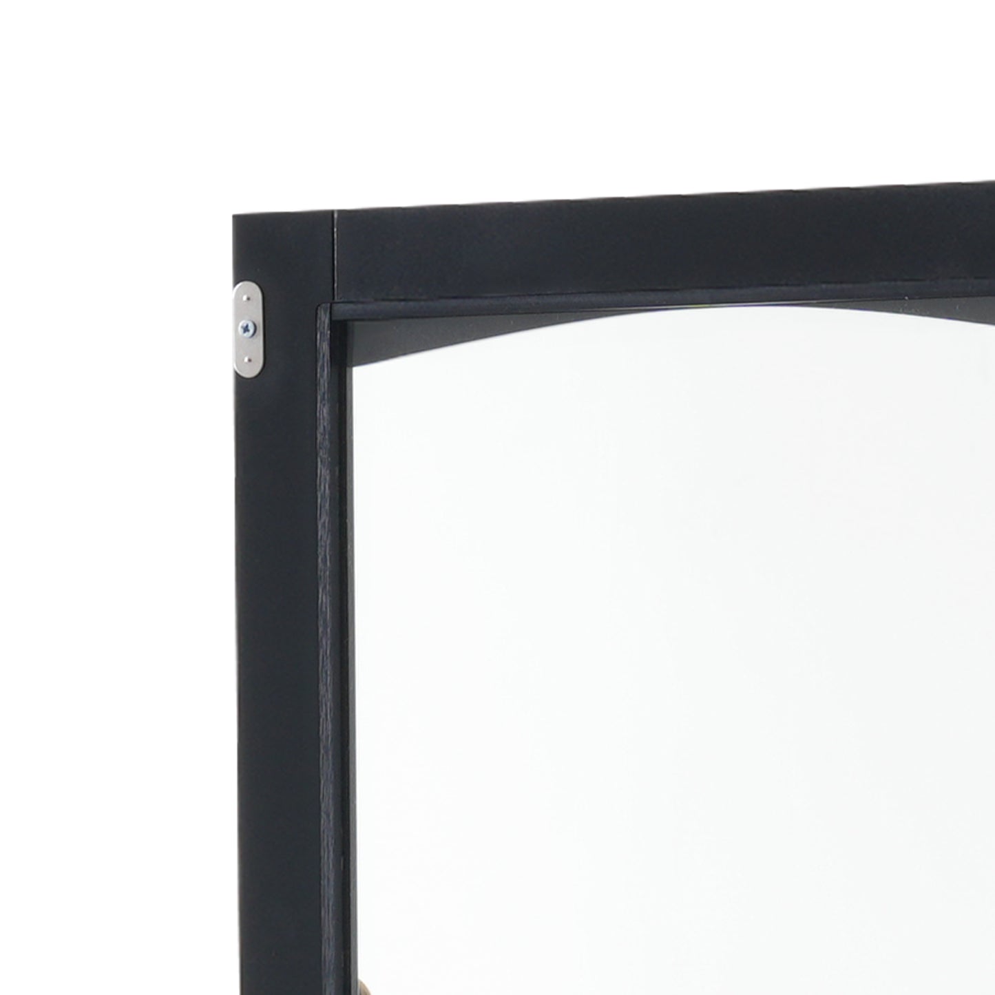 VanityFus Black 14.21-in x 17.76-in x 62.99-in Wood Freestanding Soft Close Linen Cabinet adjustable shelves 2 Soft close doors 2 drawers