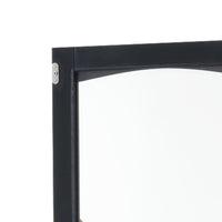 VanityFus Black 14.21-in x 17.76-in x 62.99-in Wood Freestanding Soft Close Linen Cabinet adjustable shelves 2 Soft close doors 2 drawers