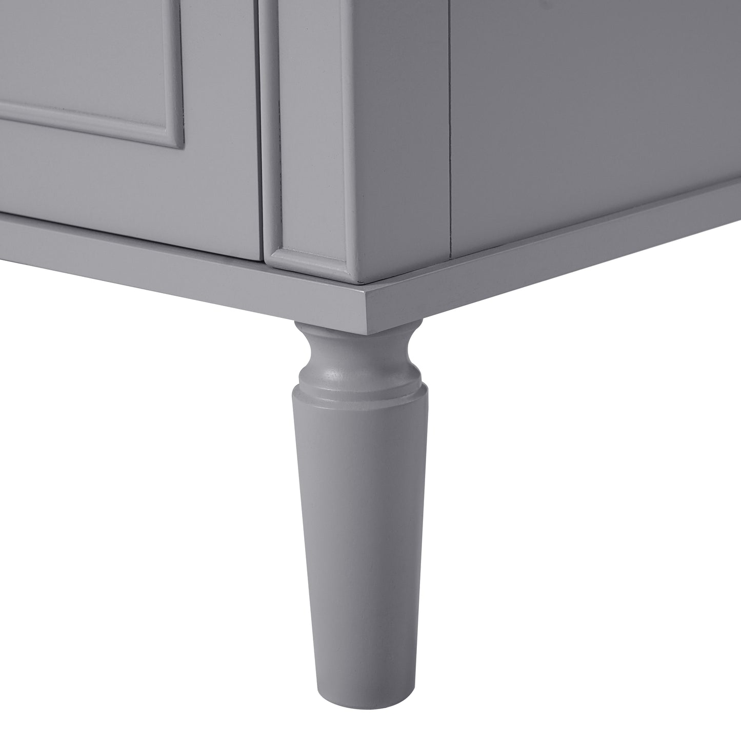 VanityFus 30-in Bathroom Vanity Gray Single Sink Combo Ceramic Top 1 Soft-Close Doors 3 Drawer