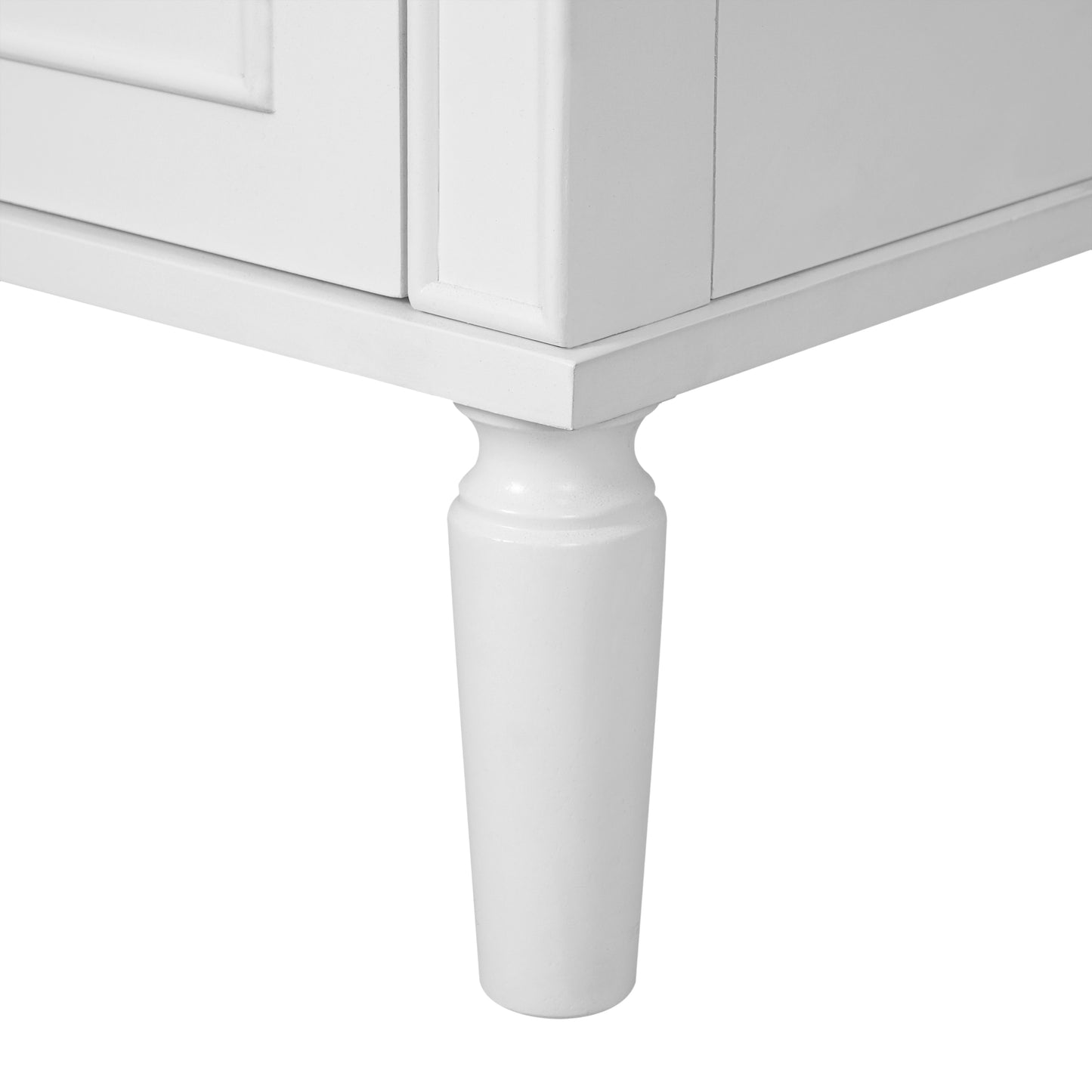 VanityFus 30-in Bathroom White Vanity Single Sink Combo Ceramic Top 1 Soft-Close Doors 3 Drawer