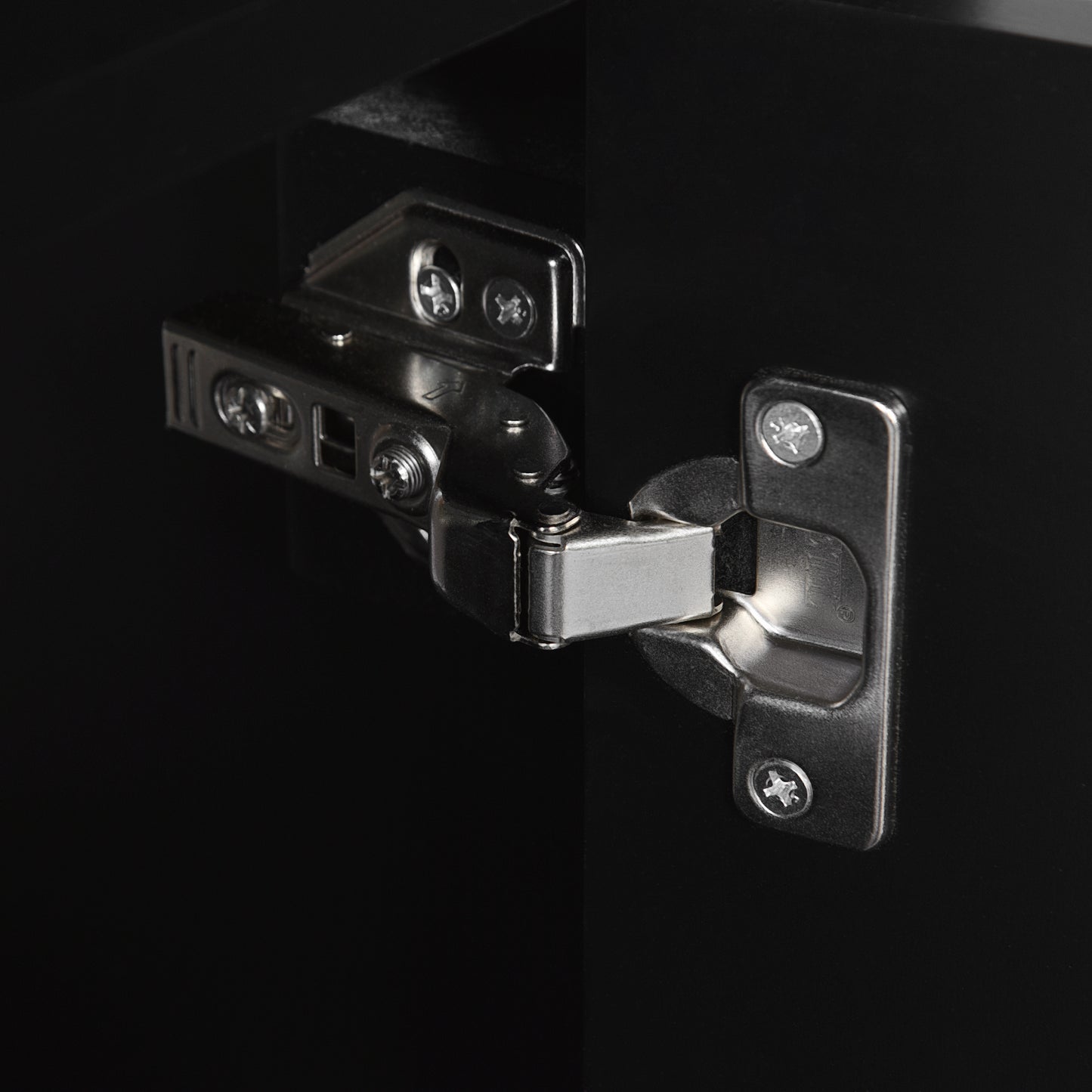 VanityFus Black 20-in Bathroom Vanity Single Sink Combo Ceramic Top 1 Soft-Close Doors Adjustable shelves