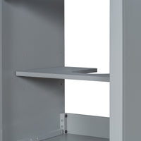 VanityFus Gray 20-in Bathroom Vanity Single Sink Combo Ceramic Top 1 Soft-Close Doors Adjustable shelves