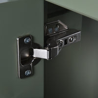 VanityFus 24-in Bathroom Vanity Green Single Sink Combo Ceramic Top 1 Soft-Close Doors 2 Drawer